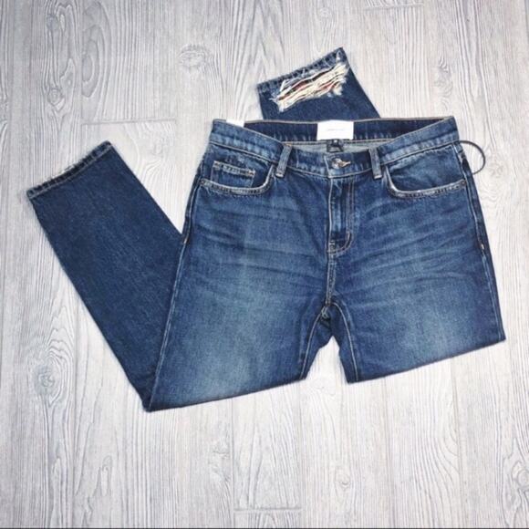 NEW Current/Elliott ripped/repaired boyfriend jean size 26 NEW WITH TAGS - Picture 1 of 8